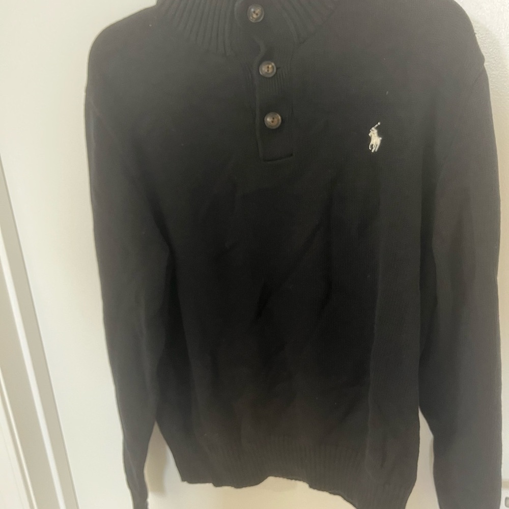 Polo by Ralph Lauren Black Men's Sweater